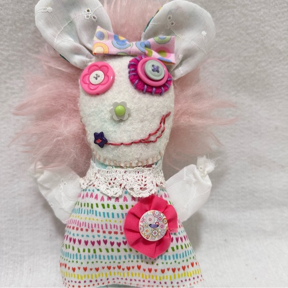 Fairy Forest Friends: Whimsical Handmade Doll Duo for Besties, lace & embroidery - Picture 4 of 9